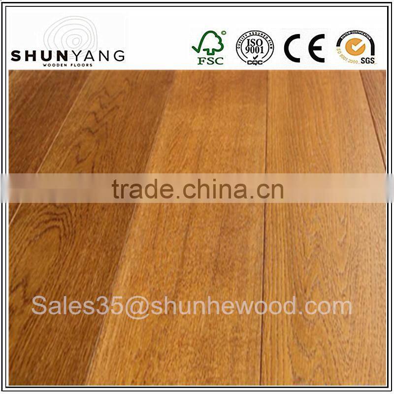 French European Smoked Oak Engineered Wood Flooring