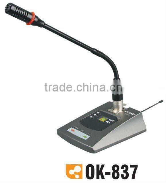 OK-8008 UHF/PLL 8 Channel wirelesss microphone system