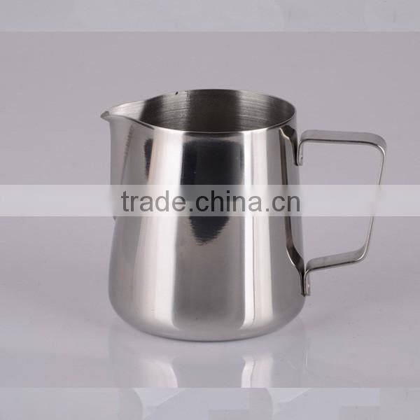 Top quality Frothing Pitcher for Espresso Machines Stainless Steel Milk Frothers Latte Jug
