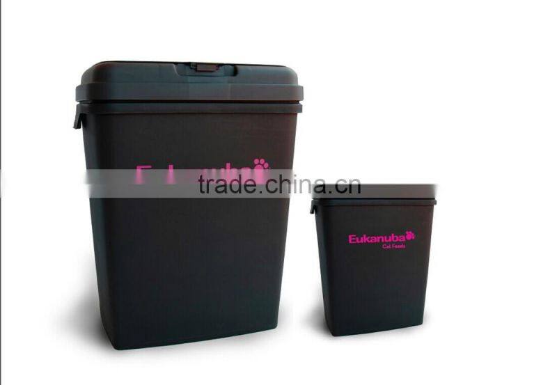 2014 Hot selling 15kgs PP dogs food container with sealing lid