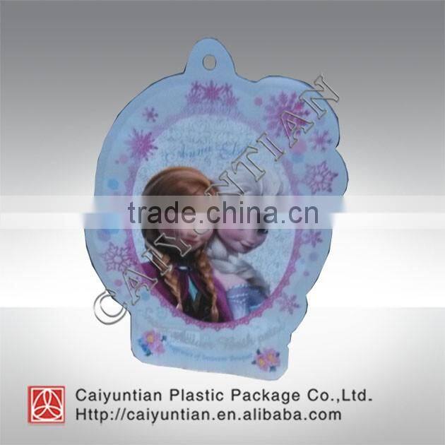 Special shape plastic packing bag for bath goods