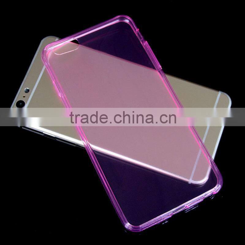 Cell phone case with Soft 0.3mm thickness TPU mobile phone case and Lovely Colorful cell phone case for iphone 6 plus S