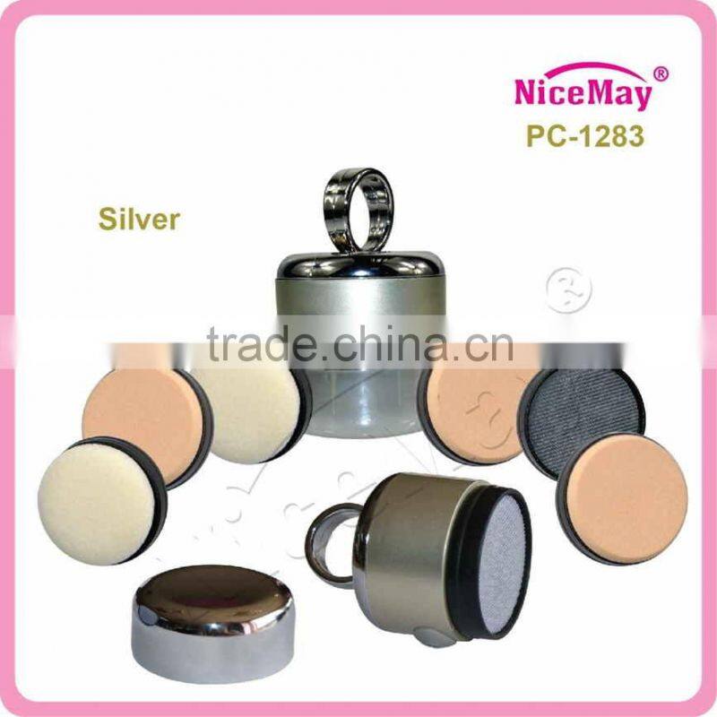 Mini Electric Vibration Makeup Powder Puff with Gift Box
