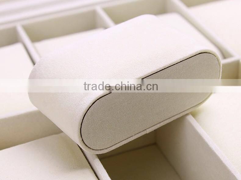 W806-3 3 Slot Grid Cheap Wholesale PU Leather Watch Packaging Display Box