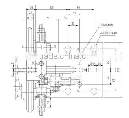 Roller Elevator Guide Shoe