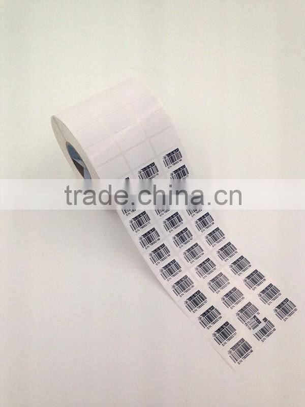 blank white paper material inkjet label roll