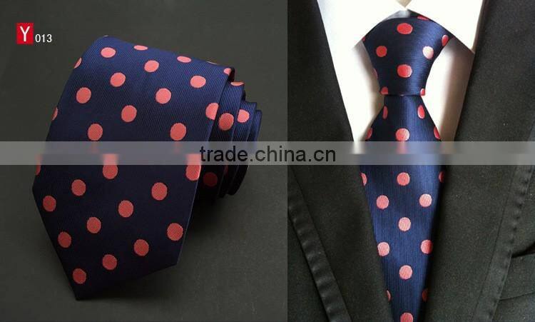 100% Silk Man's Dot Solid Tie Causual Business Wedding Party Luxury Necktie