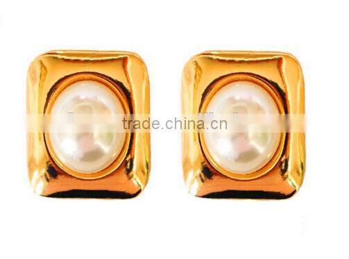 Square 2015 Hip Popular Platinum Stud Earring Hop Bling Crystal Chain Women Earring Accessories Jewelry female gift cc brand