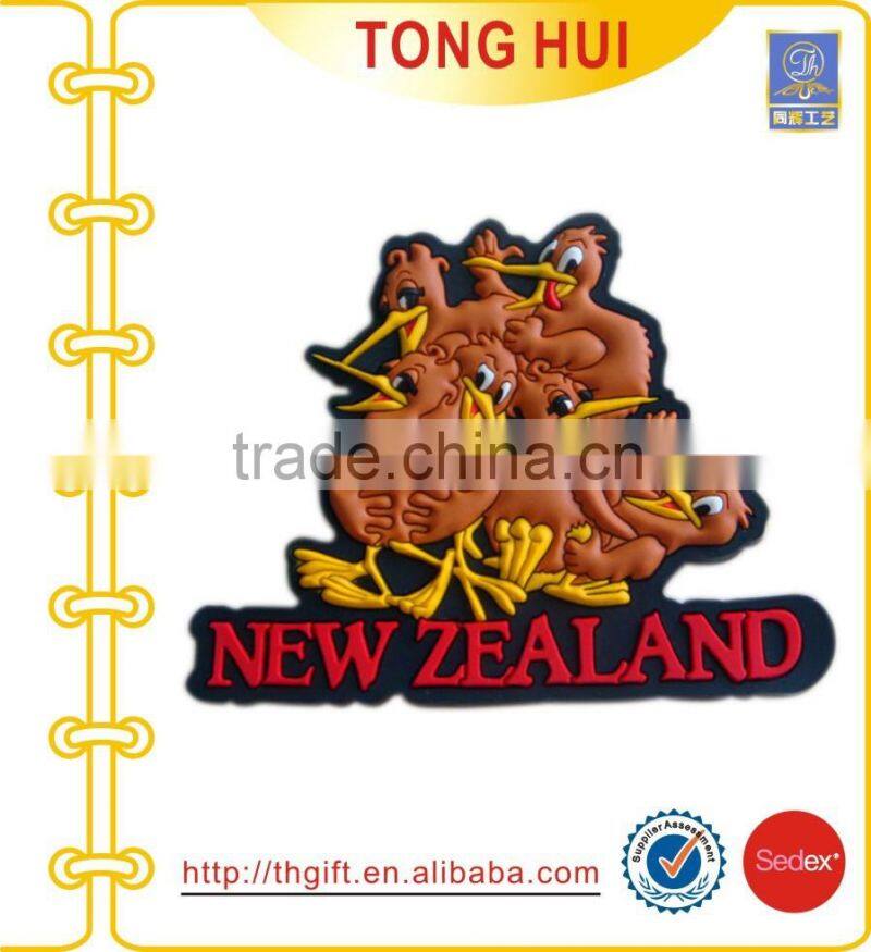 2d custom soft pvc fridge sticker