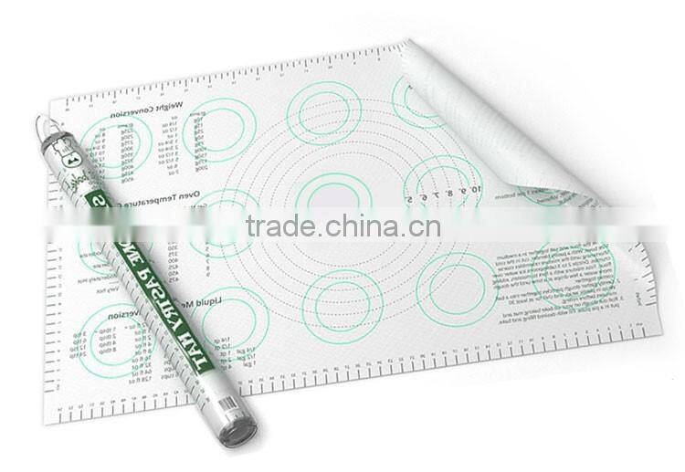 Silicone Pastry ,table, dinner Mat, Non-Slip Sheet Sticks To Countertop for Rolling Dough