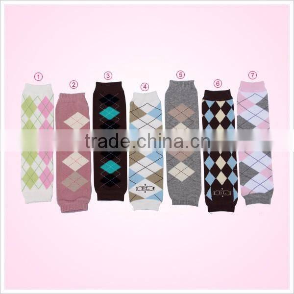 Best selling rainbow chevron leg warmers cotton sock for infant toddler in stock