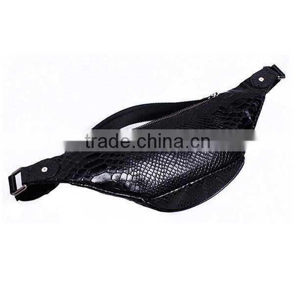 The high quality men leather hip bag belt wholesale