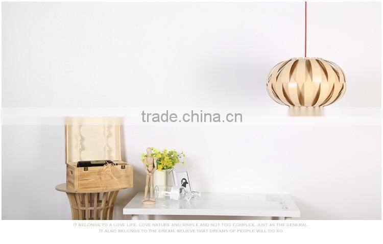 LED pendant Light JK-8005B-24 Beautiful antique wood chandelier wood pendant light