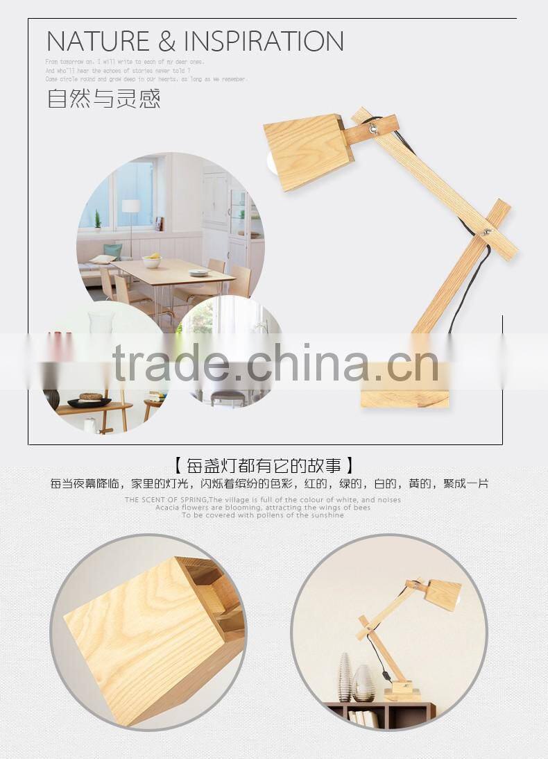 2016 LED Wood table Light JK-879-11 Antique table lamp portable laptop cushion tray table with led light