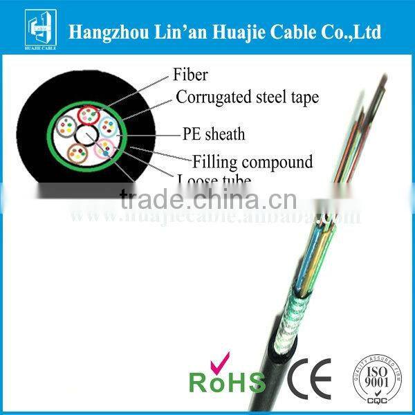 GYTA53 6 core fiber optic cable