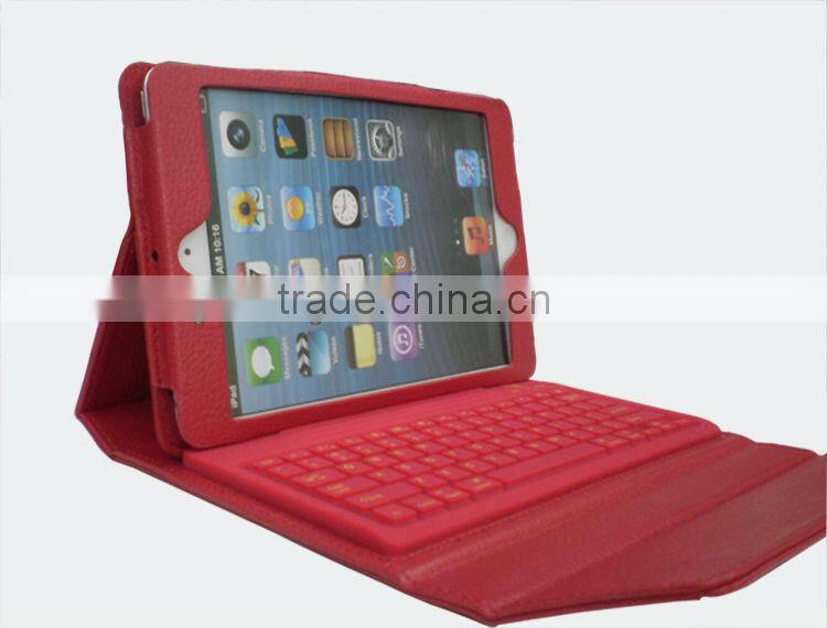 high-qualified wireless bluetooth keyboard,ultra slim keyboard,fuctional BT keyboard cover for IPad