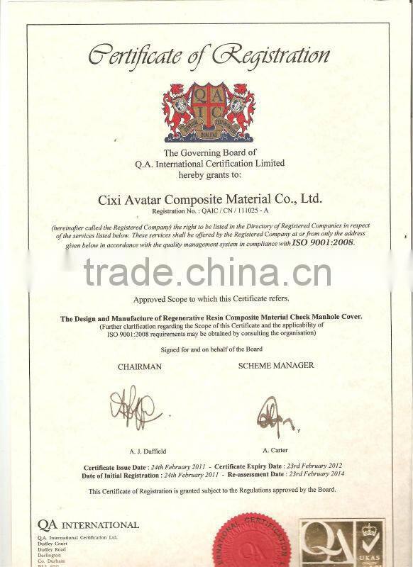 SMC Round manhole cover 700mm A15