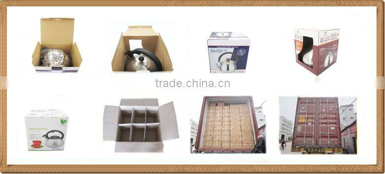 flower pattern decal exterior enamel whistling kettle