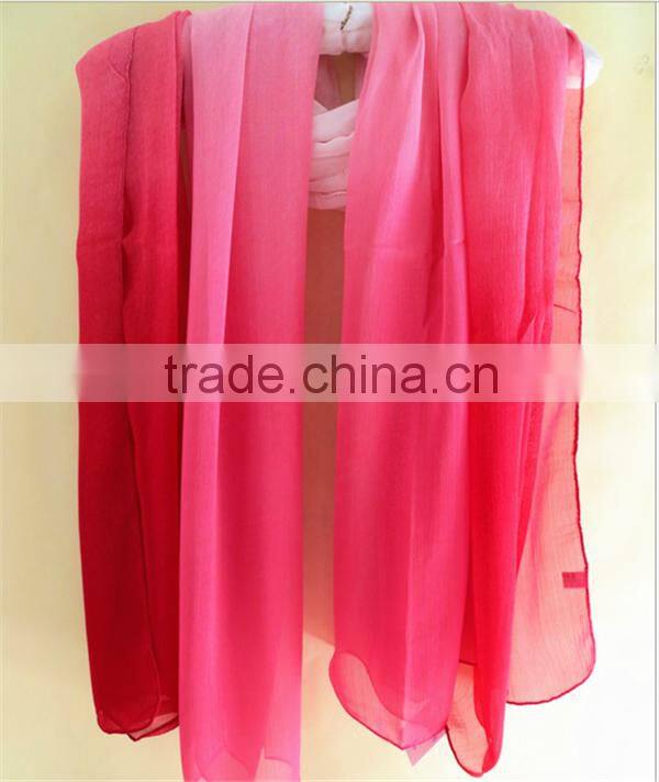 import custom design soft chinese digital print silk scarf