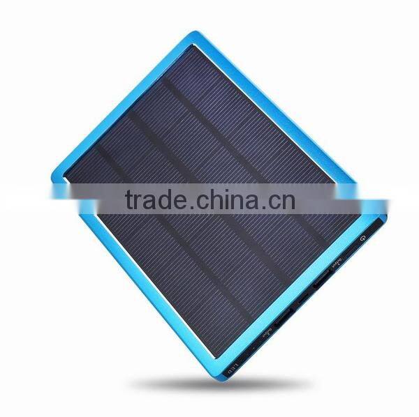 AWC608 10000mah universal solar panel slim 10000mah solar power bank 10000mah battery charger