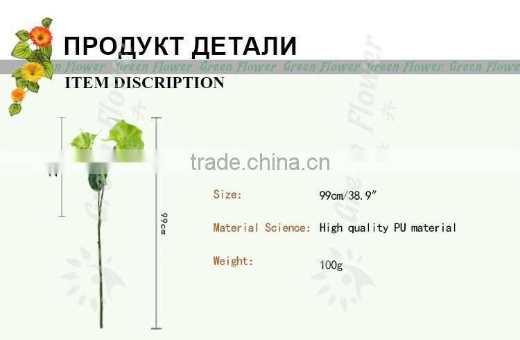 Greenflower 2016 Wholesale Real Touch Latex PU China Artificial Flowers datura for wedding decoration