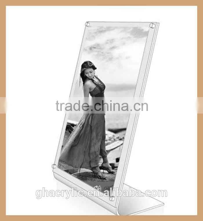 Customize Magnetic Acrylic Frame , Magnet Connecting Acrylic Photo Frame for Wedding Memorial