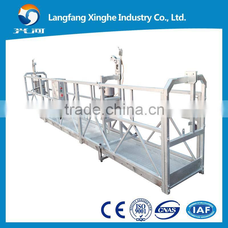 ZLP Steel Suspended Gondola Swing Stage, Mast Climbing Platforms OEM, Climbing Work Platform