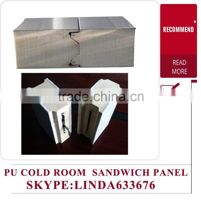 polyurethane sandwich panel / cold room insulation board