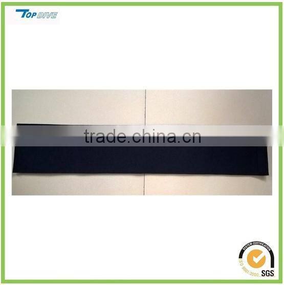 Embossed neoprene waist belt back brace with imitation OK fabric