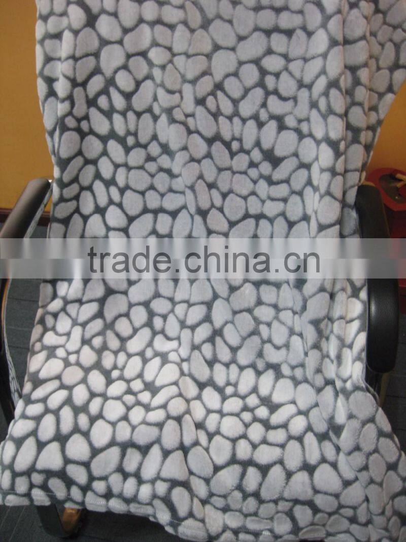 New Pattern Soft and Warm Flannel Plush Dobby Blanket