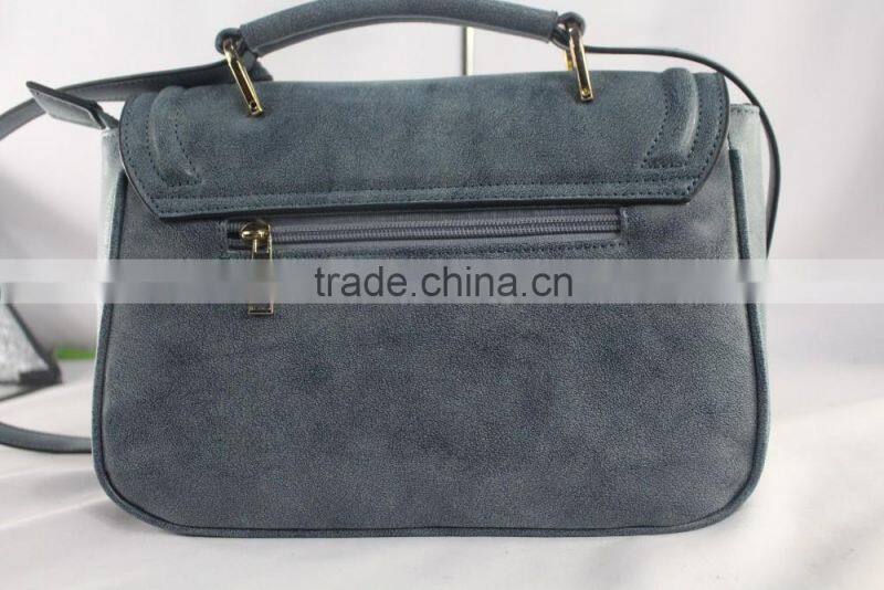 2016 new women messenger bags with tassels Occident fashion shackle cube women handbags