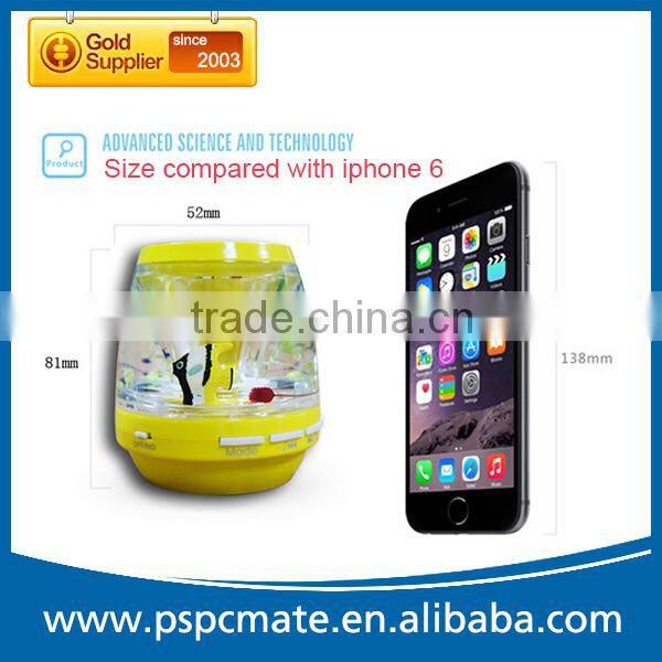 Handfree Stereo bluetooth wireless liquid speaker support TF card