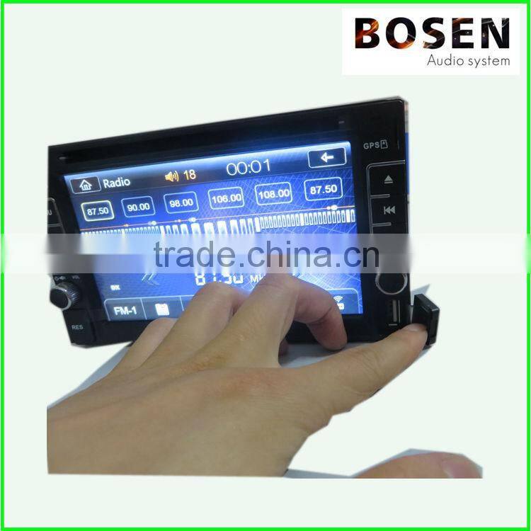 2din car dvd player with GPS TV touch screen