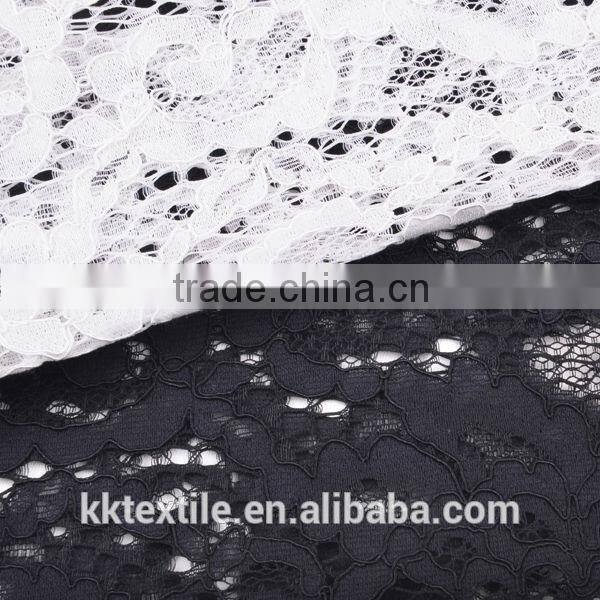 2014 New Fashion 40% Cotton 40% Nylon 20% Rylon french lace fabric #12110