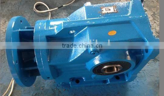 S serial worm helical right angle bevel gearbox