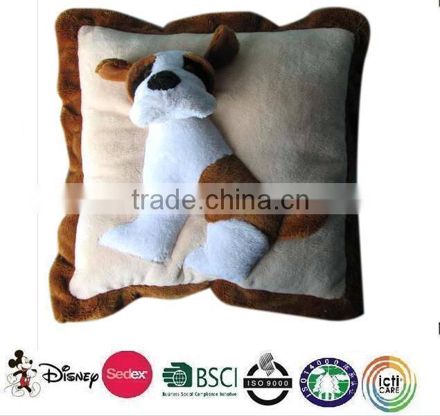 plush animal shaped cushion/cheap custom plush cushion pillow plush animal shaped pillow