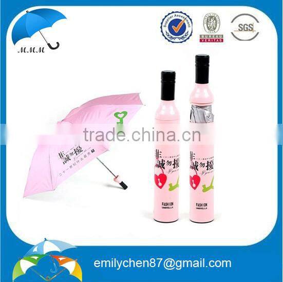 2014 hot bottle umbrella-21inch deco umbrella