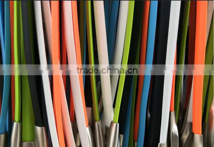 2016 TPE material and Zinc Alloy mobile phone usb charger cable for electronics device