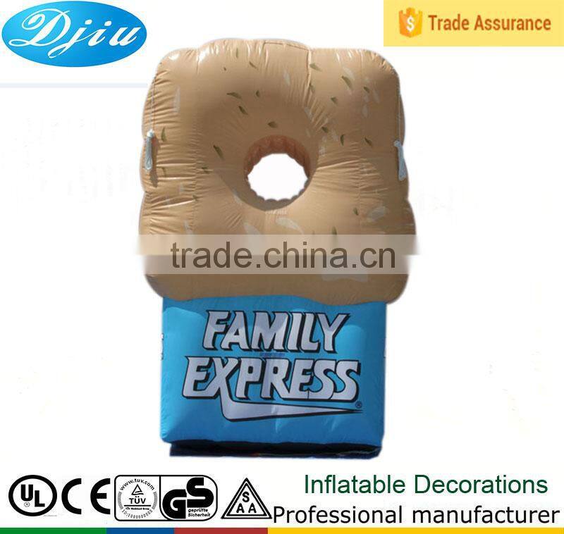 DJ-GG-112 New 13ft china led outdoor inflatable Biscuit advertising 4m board