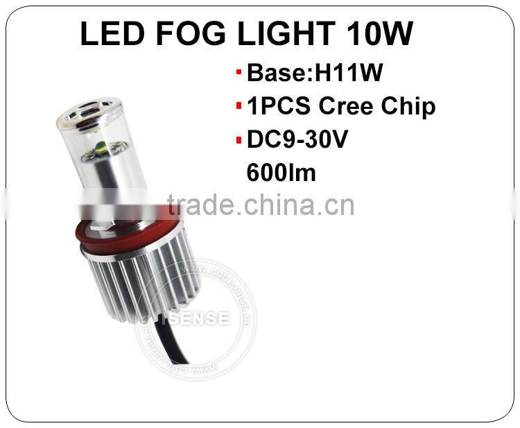 Amber /white Cre-e chip full kit car spare parts H8/H10/H11/H16/9005/9006 car fog light led