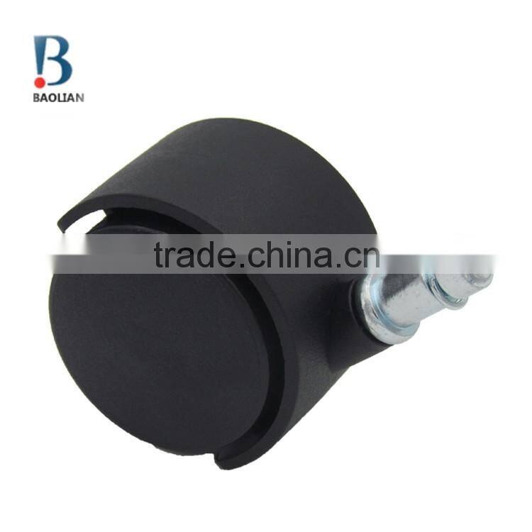 BIFMA standard china BL 1"black mini duty nylon grip ring stem appliance caster wheels