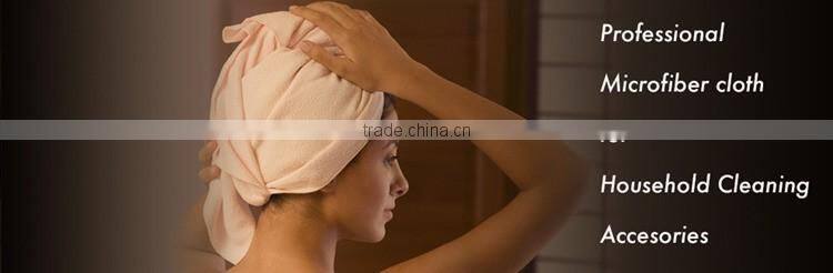 Microfiber drying hair cap for women