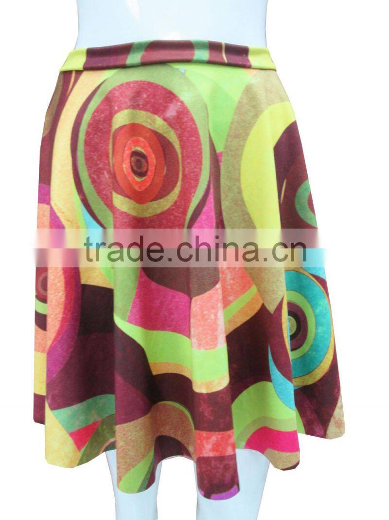 2015 high quality short skirt muslim fashion winter skirts