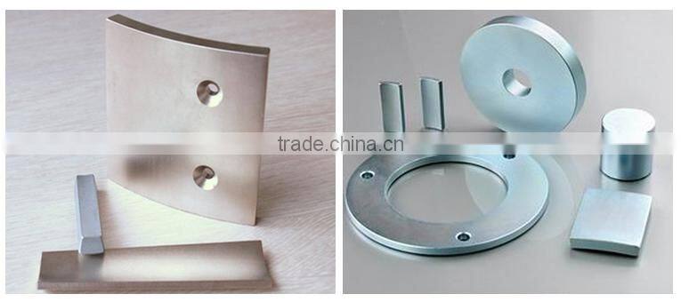Professional custom shape neodymium permanent magnet with hole