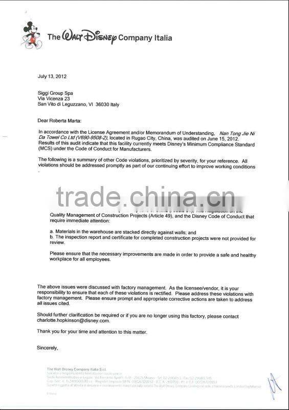 100% cotton high quality yarn dyed jacquard towel