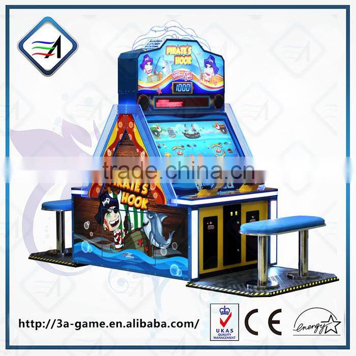 Pirate Hook amusement game and redemption machine