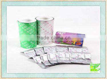 Gravure printed aluminum foil multilayer daily chemical packaging film