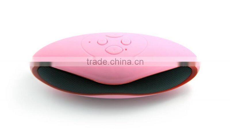 Mini Rugby bluetooth speaker, hot selling rugby football mini speaker for promotion gift with hands free call/TF card function