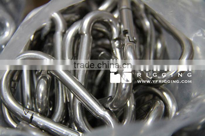 Stainless Steel DIN 5299C Carbine Hook