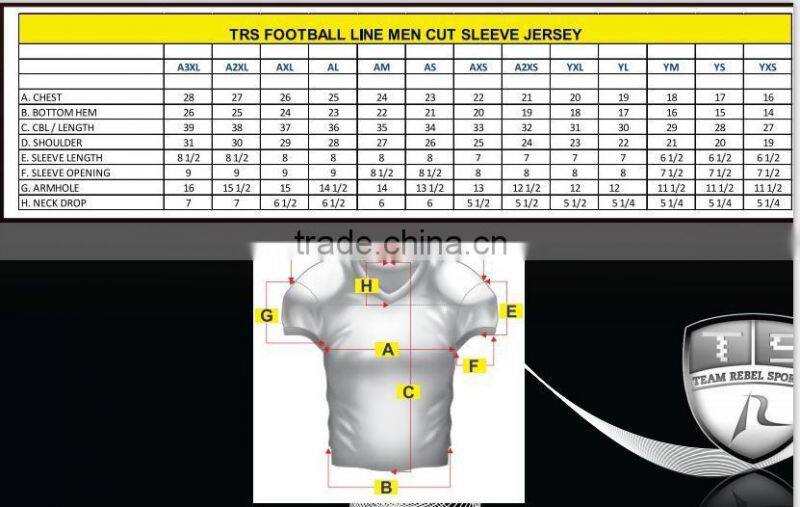 custom new design american football jersey